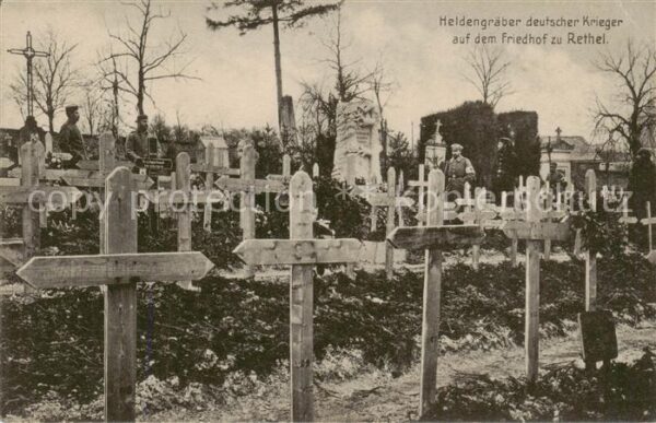 Rethel 08 Ardennes Heldengräber deutscher Krieger auf dem