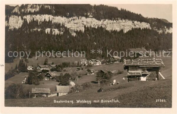 Beatenberg Thunersee BE Waldegg mit Birrenfluh