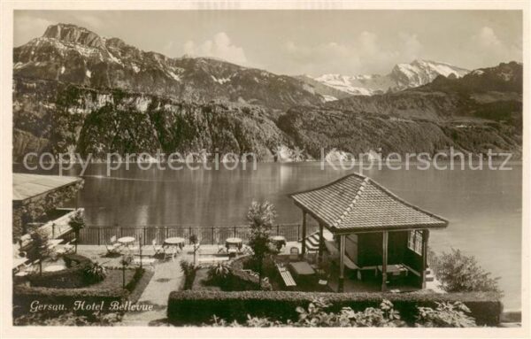 Gersau Vierwaldstaettersee SZ Hotel Bellevue Seeanlage mit bad
