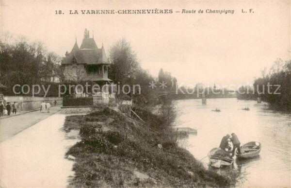 La Varenne-Chennevieres 94 Val-de-Marne Route de Champigny