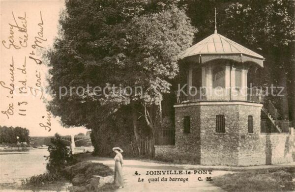 Joinville-le-Pont 94 Le quai du barrage