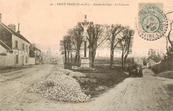 Saint-Vrain Essonne Entree du Pays Le Calvaire