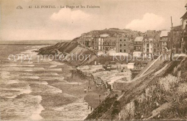 Le Portel 62 La Plage et les Falaises