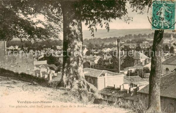 Verdun  55 Meuse Vue generale cote Sud de la Place de la