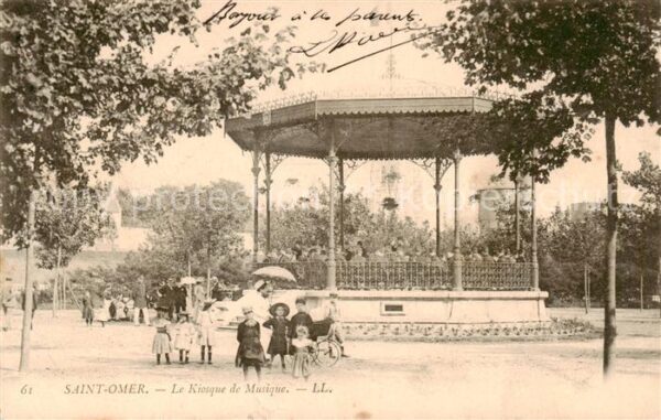Saint-Omer Pas-de-Calais Le Kiosque de Musique