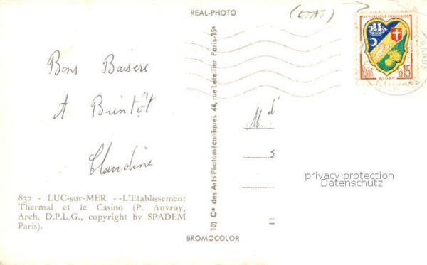 Luc-sur-Mer 14 Etablissement Thermal et le Casino – Bild 2