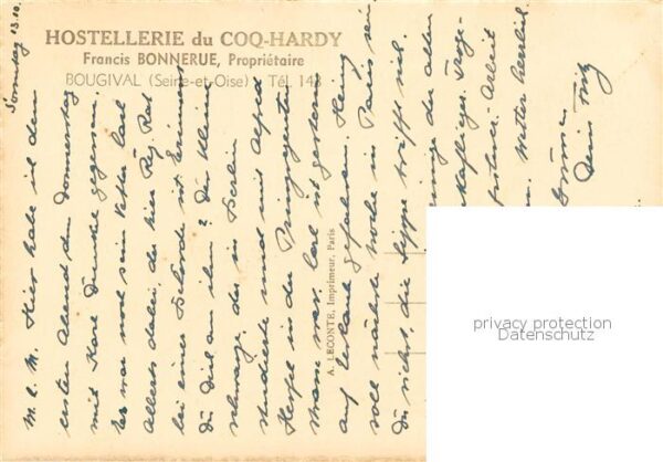 Bougival Hostellerie du COQ Hardy – Bild 2