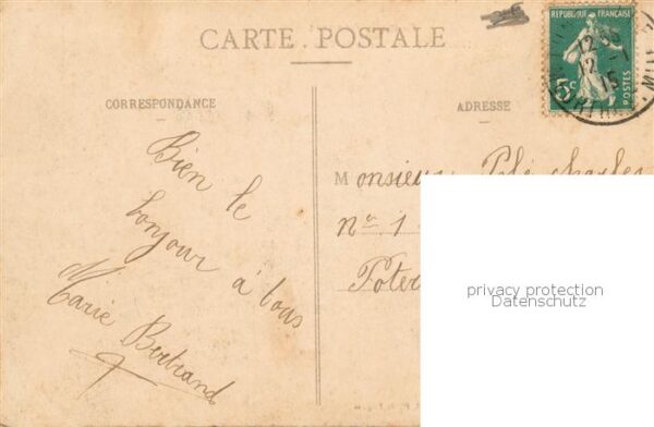 Vitrimont Entree du Village bombarde – Bild 2