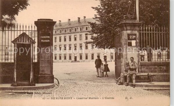 Remiremont Romberg Vosges 88 Caserne Marion Entree