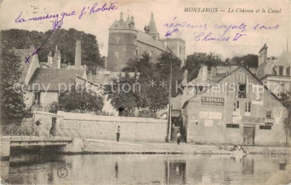 Montargis 45 Le Chateau et le Canal