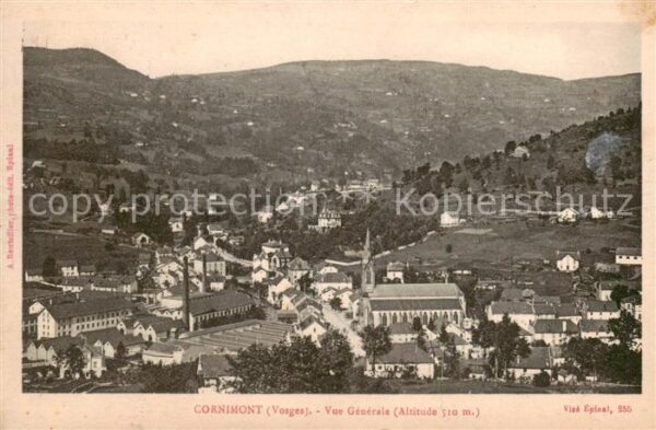 Cornimont Vosges Vue generale