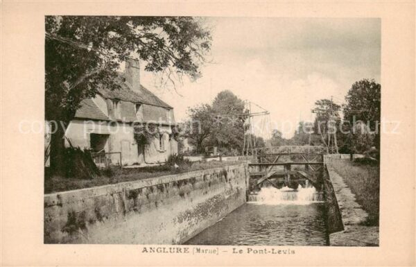 Anglure 51 Marne Le Pont Levis