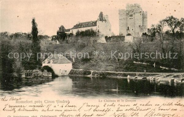 Romefort Chateau de 33 Blaignan Le Chateau et le Donjon