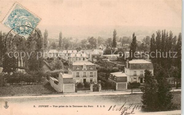 Juvisy-sur-Orge 91 Essonne Vue prise de la Terrasse du Parc