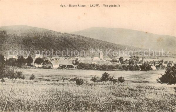Lauw 68 Haut-Rhin Vue generale
