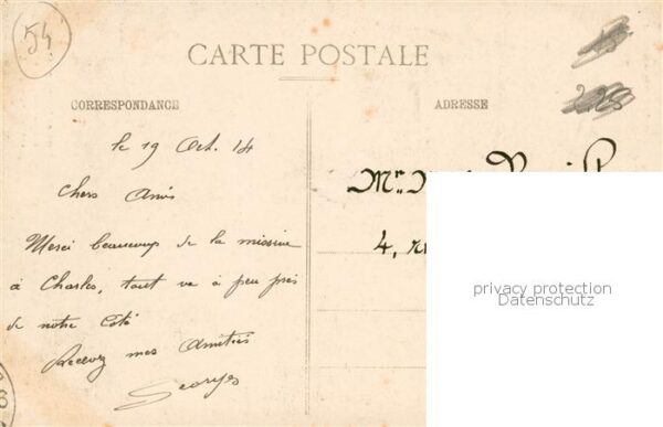 Nancy 54 Bombardement des 9-10 Sept 1914 Bouleva – Bild 2