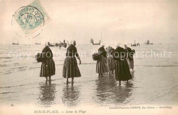 Berck-Plage 62 Scene de Plage