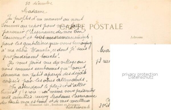 Aubreville 55 Meuse La rue Chanteraine – Bild 2