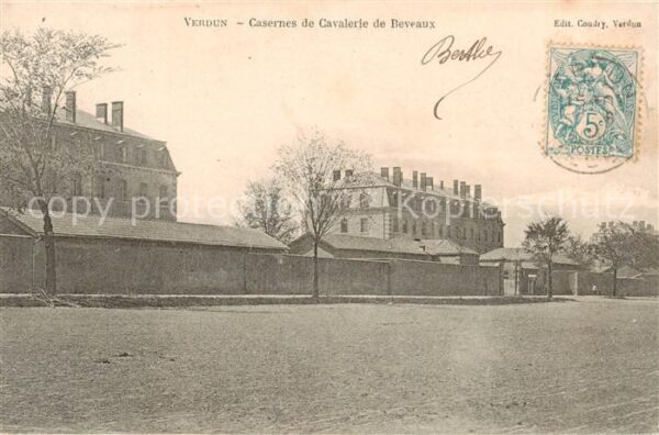 Verdun  55 Meuse Casernes de Cavalerie de Beveaux
