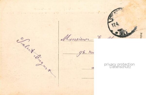 Strassburg Elsass Nikolausstaden mit Drachenschule – Bild 2