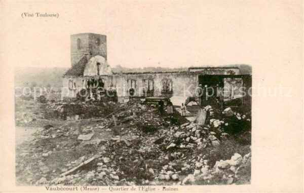 Vaubecourt Quartier de l’Eglise Ruines