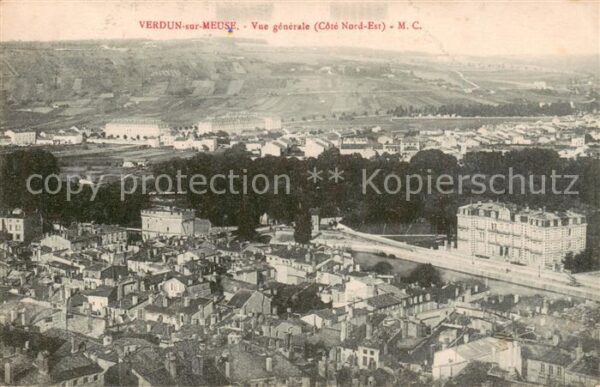 Verdun  55 Meuse Vue generale