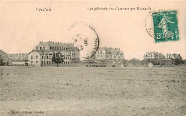 Verdun  55 Meuse Vue generale des Casernes des Hassards