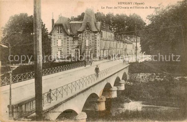 Revigny 55-sur-Ornain Meuse Le Pont de l’Ornain et l’Entree de Revi