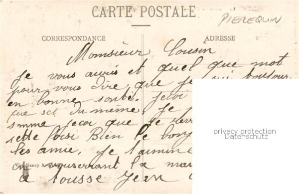 Pierquin Nancy 54 Meurthe-et-Moselle La Ferme Pierquin detruit 1914-16 – Bild 2