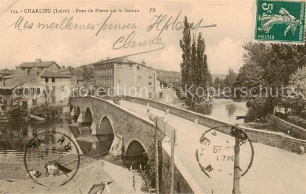 Charlieu Pont de Pierre sur le Sarnin