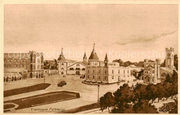 Reims 51 Vue generale des Etablissements Aquarel
