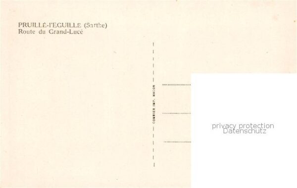Pruille-l Eguille 72 Sarthe Route du Grand Luce – Bild 2
