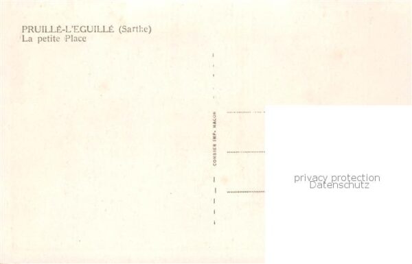 Pruille-l Eguille 72 Sarthe La petite Place – Bild 2