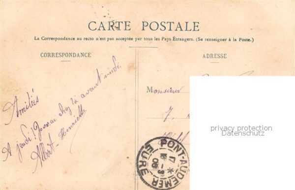 Pont-Audemer La Rue Sadi Carnot et l’Hotel des Poste – Bild 2