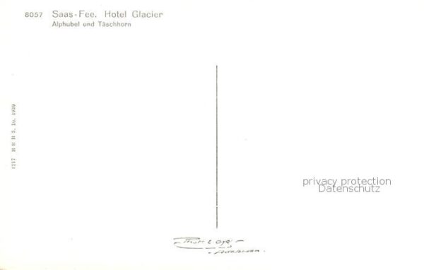Saas-Fee VS Hotel Glacier mit Alphubel und Täschhor – Bild 2