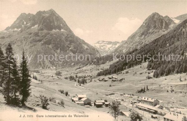 Chamonix 74 Haute-Savoie Gare internationale de Valorcine
