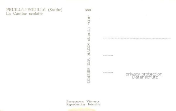 Pruille-l Eguille 72 Sarthe La Cantine scolaire – Bild 2