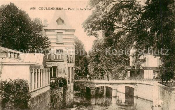 Coulommiers 77 Seine-et-Marne Pont de la Ville