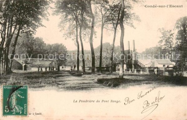 Conde-sur-l Escaut 59 Nord La Poudriere du Pont Rouge