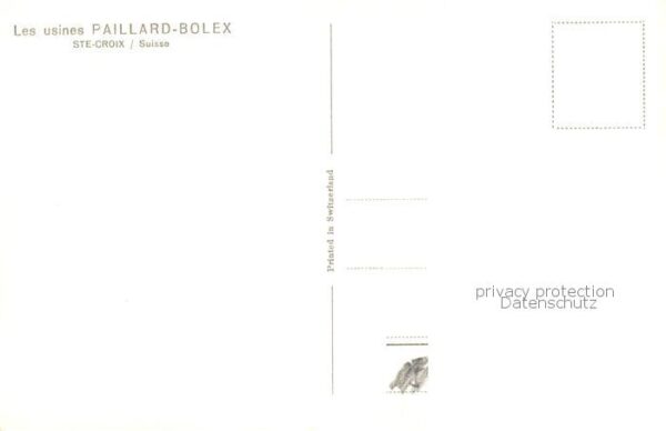 Ste Croix VD Les usines Pailard Bolex – Bild 2