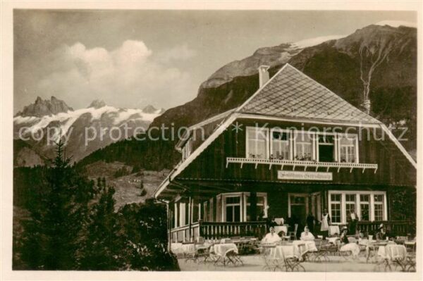 Engelberg  OW Waldhaus Gerschneralp mit Spannörter