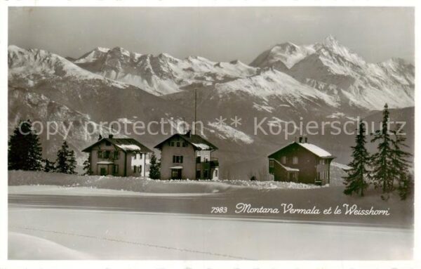 Montana-Vermala et le Weisshorn