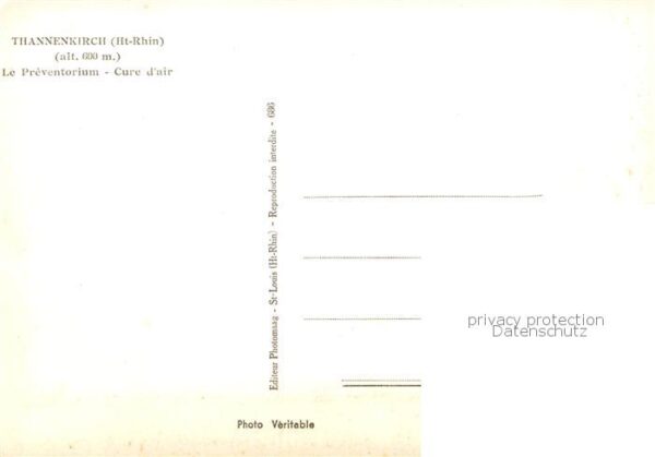 Thannenkirch Tannenkirch 68 Alsace Le Preventorium Cure d air – Bild 2