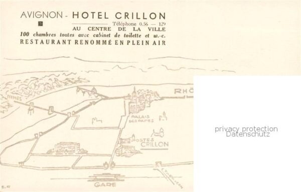 Avignon 84 Vaucluse Hotel Crillon au centre de la ville – Bild 2