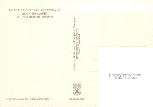Nerac-en-Albret 47 Lot-et-Garonne Vue generale aerienne – Bild 2