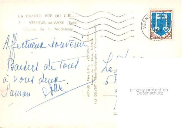 Verneuil -sur-Avre 27 Eure Eglise de la Madeleine Vue aerienne – Bild 2