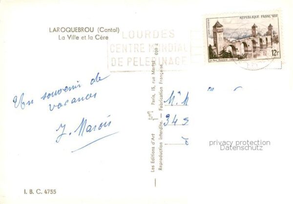 Laroquebrou 15 Cantal La Ville et la Cere – Bild 2