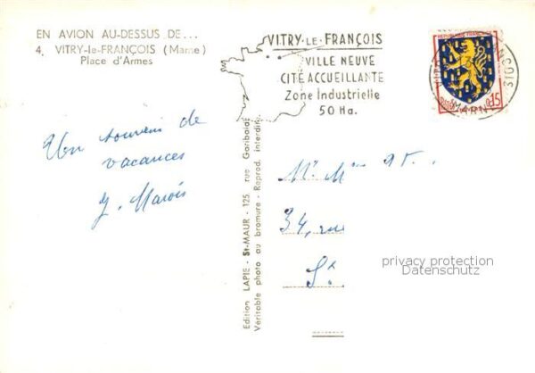 Vitry-le-Francois 51 Marne Vue aerienne Place d_Armes – Bild 2