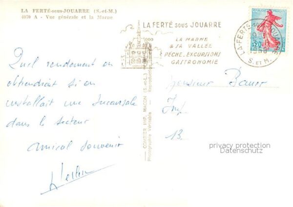 La Ferte-sous-Jouarre 77 Vue generale aerienne et la Marne – Bild 2