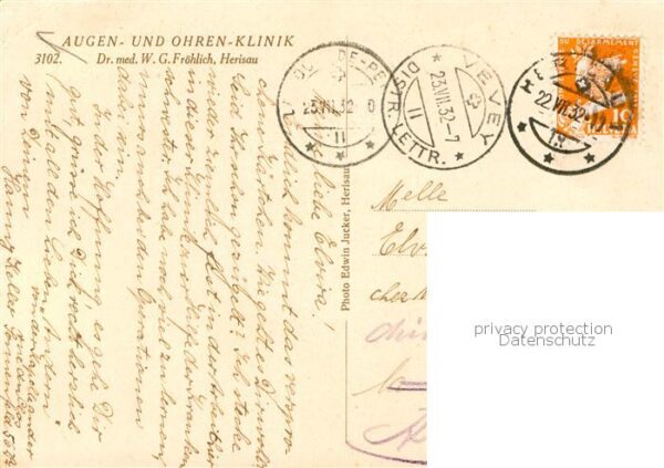 Herisau AR Augen und Ohrenklinik Dr med Fröhlich – Bild 2